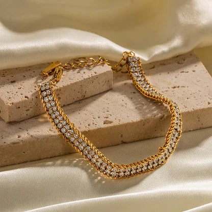 Double Stone Zarcoon Bracelet (Stainless Steel)