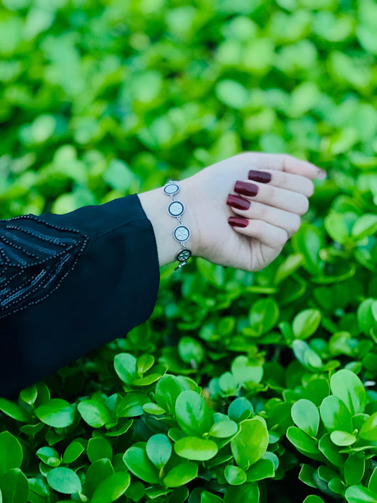 Olivia Silver Bracelet (Stainless Steel)