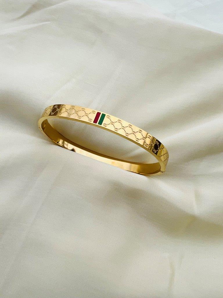 Gucci Bangle In Stainless Steel