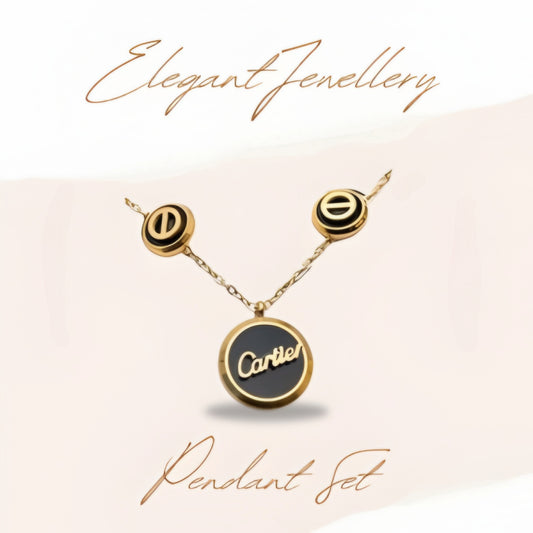 Cartier Locket + Tops Set (Stainless Steel)