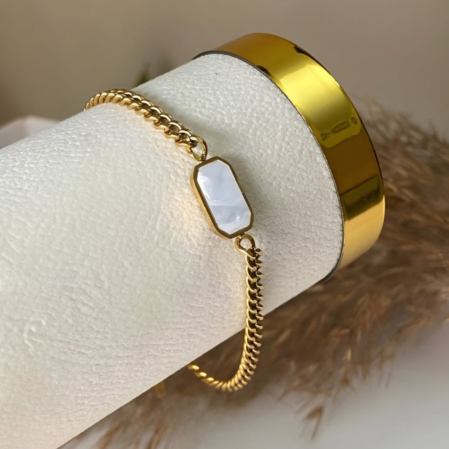 Gem Bracelet in Stainless Steel