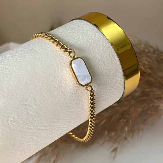 Gem Bracelet in Stainless Steel